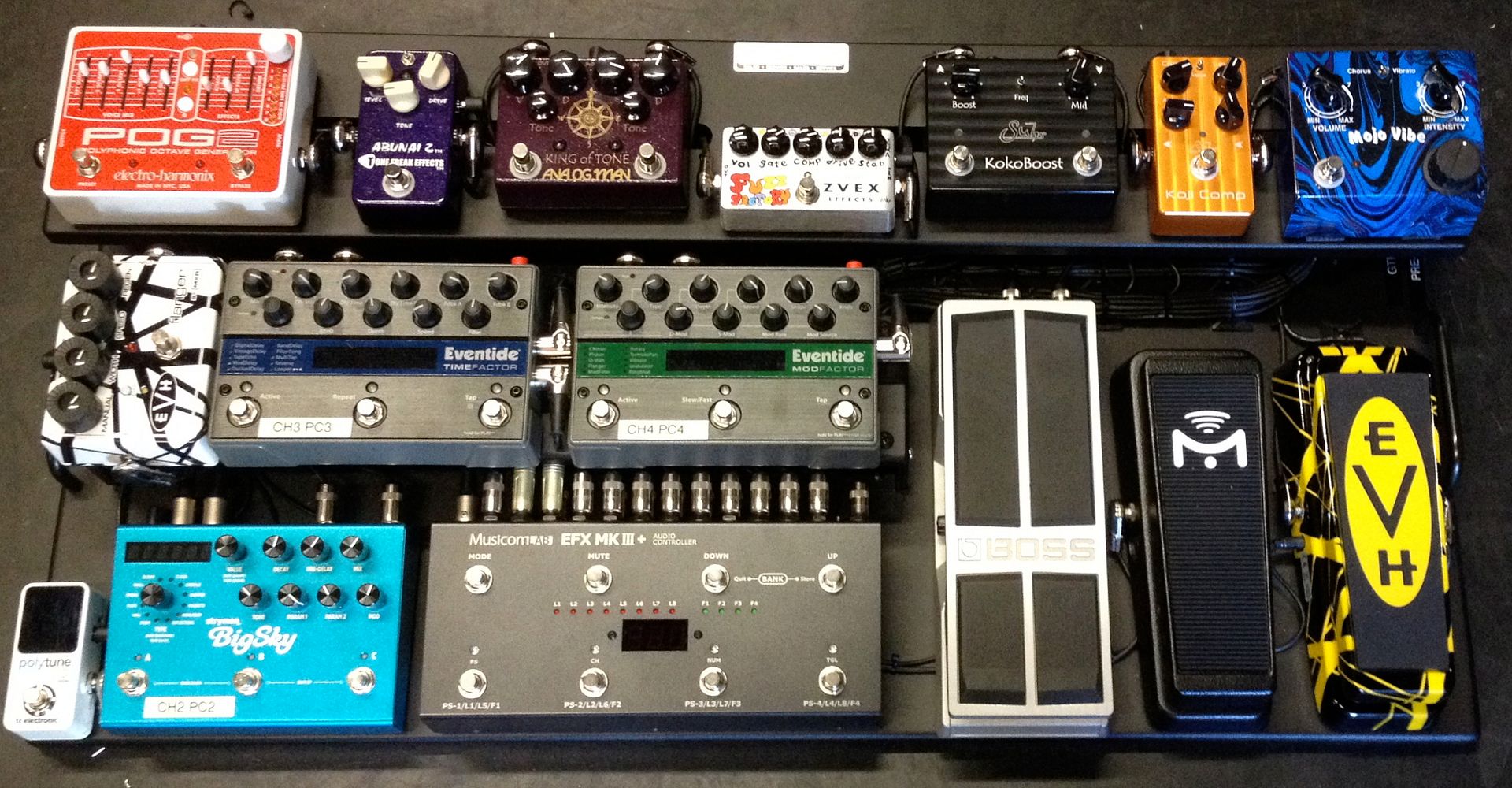 RigTalk • View topic Rack Systems New Pedalboard Build for Bayard King